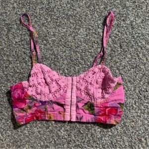 Floral Bralette Crop Top